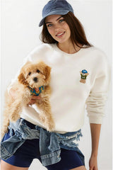 Ecru Women Sweatshirt