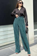 Oil Green Women Pants