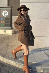 Brown Women Coat