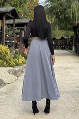 Grey Women Skirt