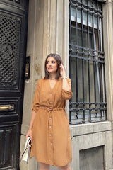 Caramel Women Dress