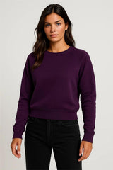 Purple Women Sweatshirt