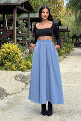 Blue Women Skirt