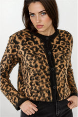 Black & Camel Women Cardigan