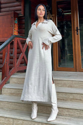Beige Women Dress