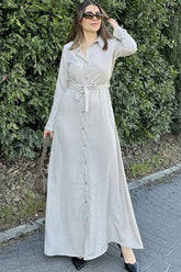 Beige Women Dress