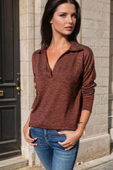 Burgundy Women Blouse