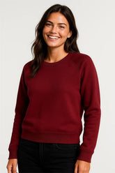 Burgundy Women Sweatshirt