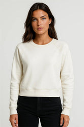 Ecru Women Sweatshirt
