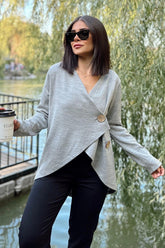 Grey Women Cardigan