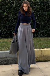 Grey Women Pants