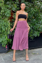 Dried Rose Women Skirt