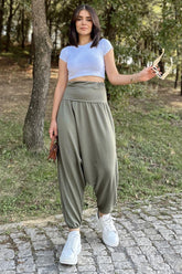 Khaki Women Pants