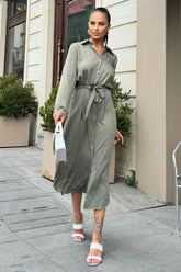 Khaki Women Dress