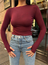 Burgundy Women Blouse