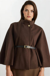 Brown Women Poncho
