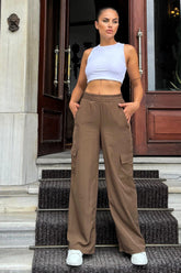 Brown Women Pants