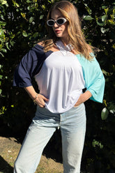 Navy Blue Women Blouse