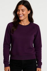 Purple Women Sweatshirt
