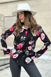 Black & Pink Women Shirt