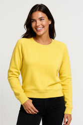 Yellow Women Sweatshirt