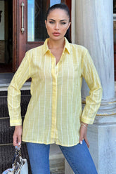 Yellow Women Shirt