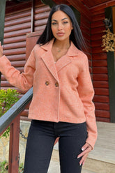 Orange Women Jacket