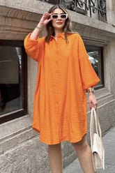 Orange Women Dress