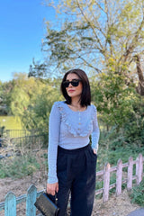 Grey Women Blouse