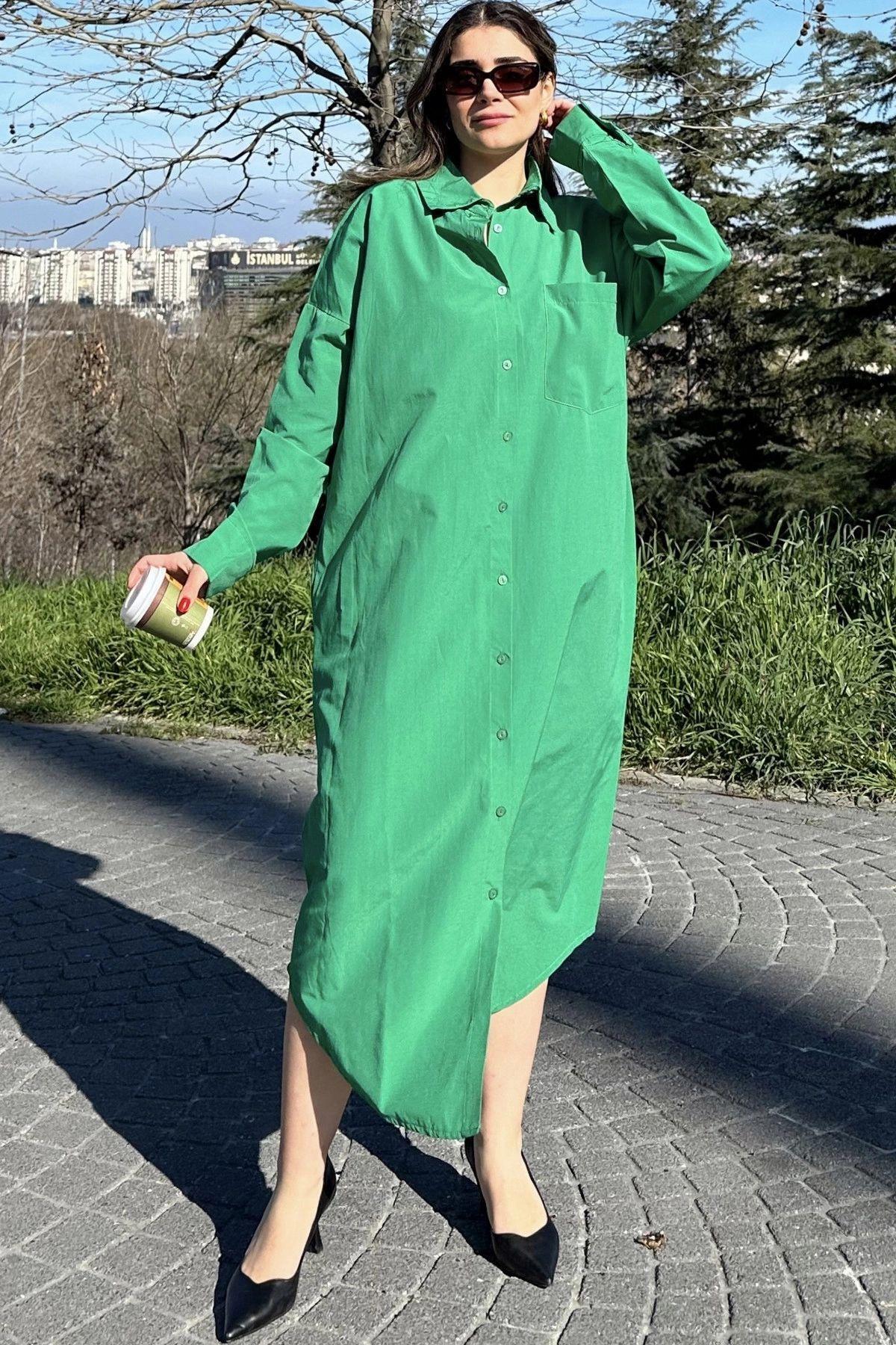 Benetton Green Women Dress