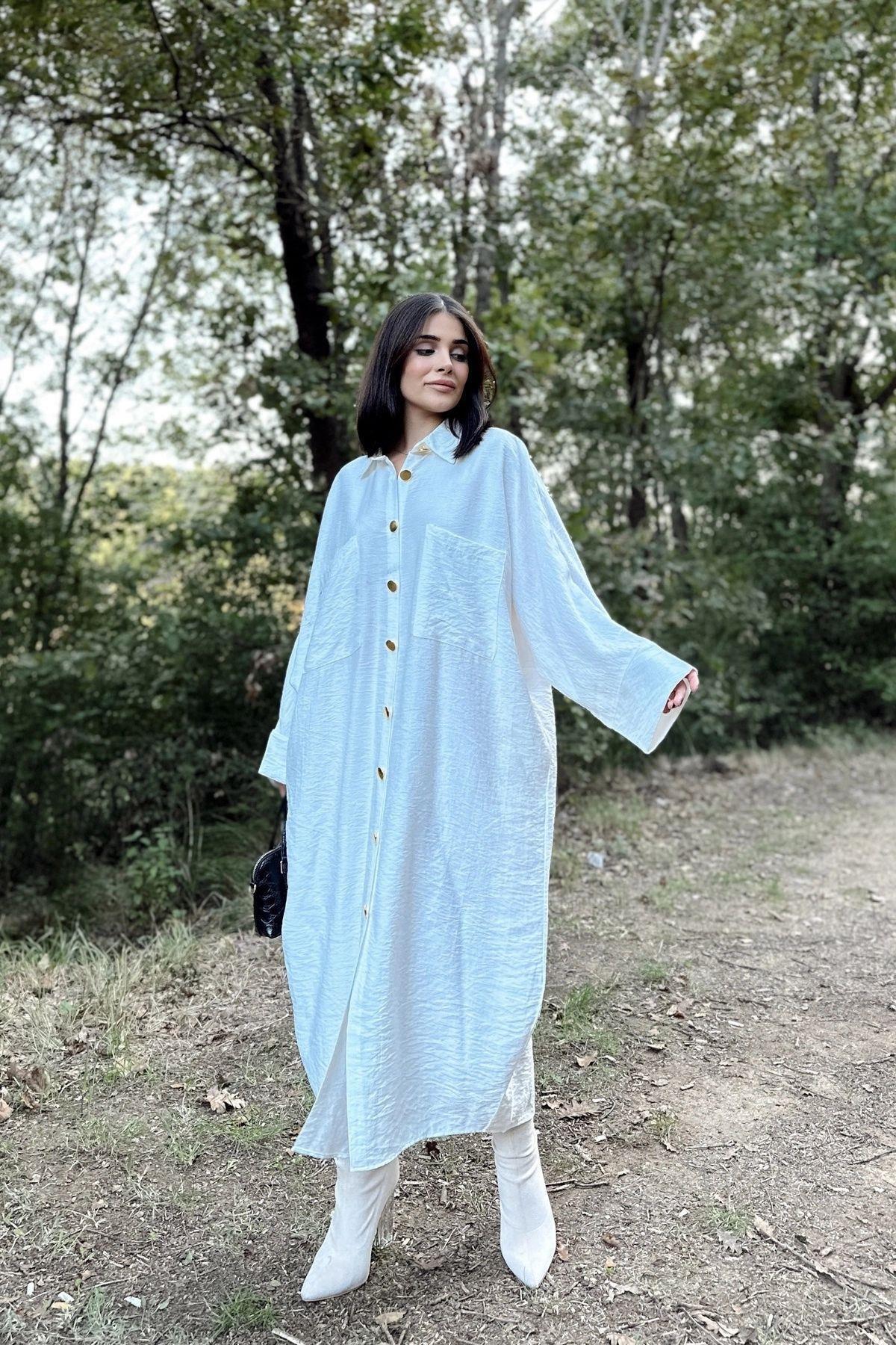 Ecru Women Dress