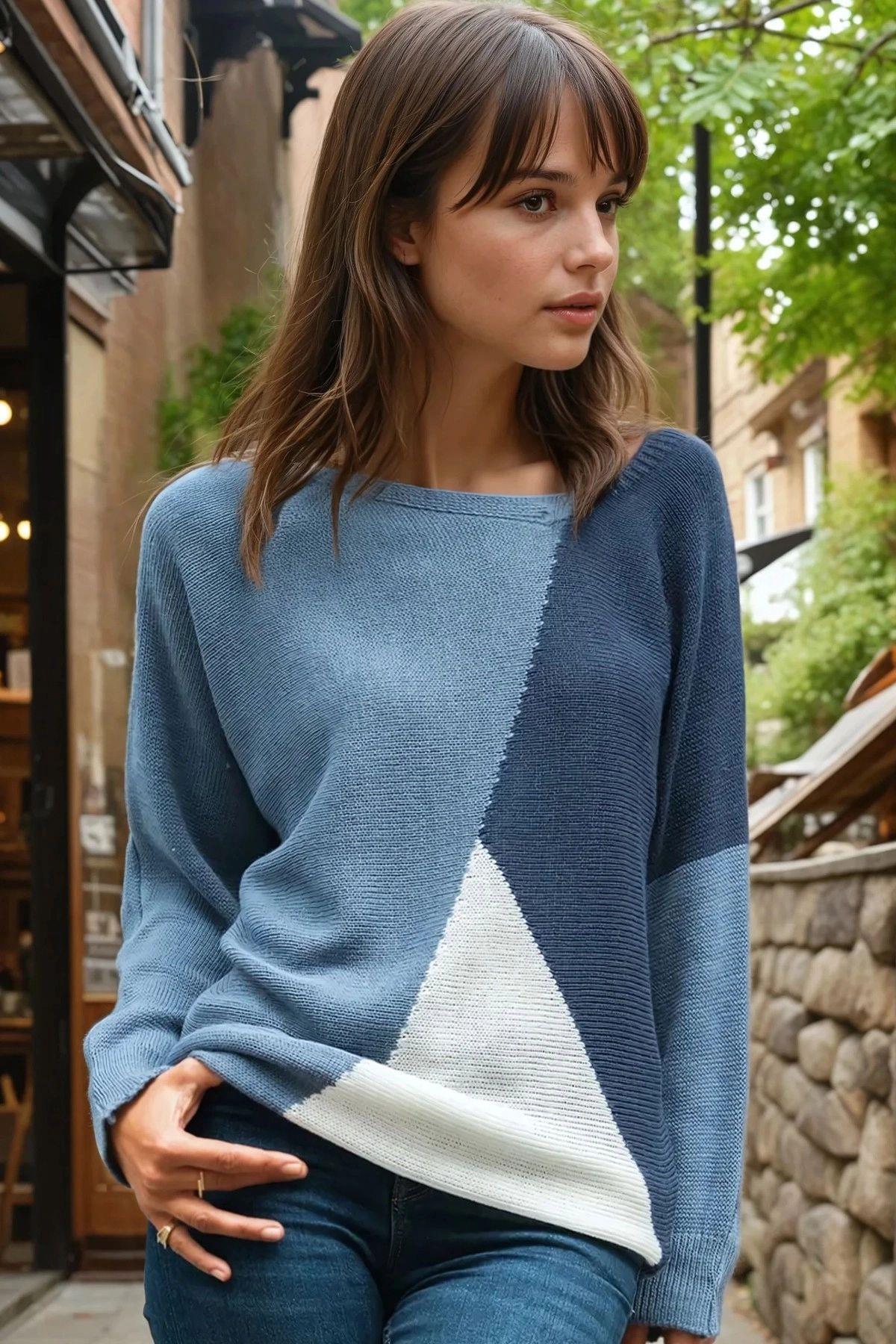 Multi Color Women Sweater