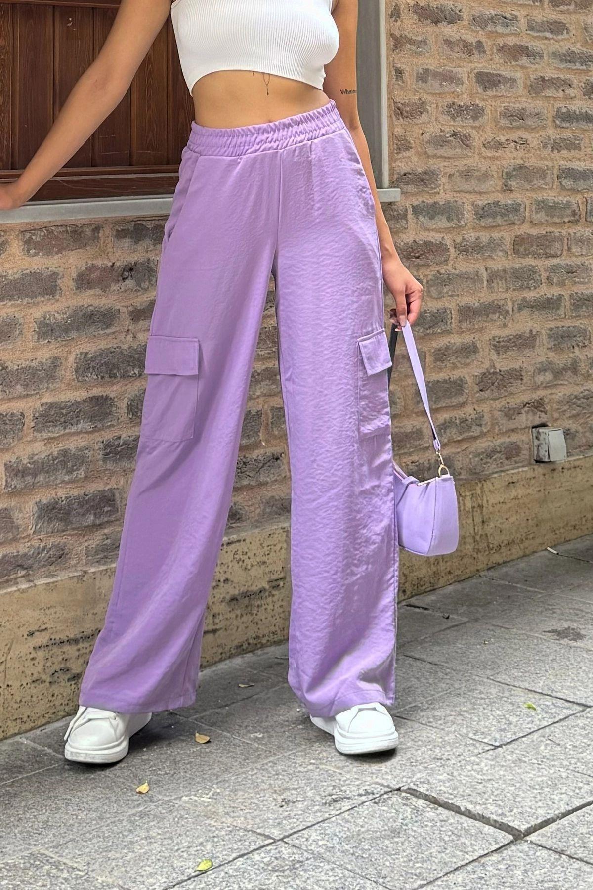 Lilac Women Pants