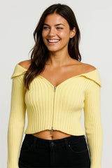 Yellow Women Sweater