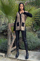 Leopard Women Cardigan