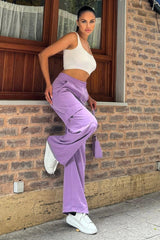 Lilac Women Pants