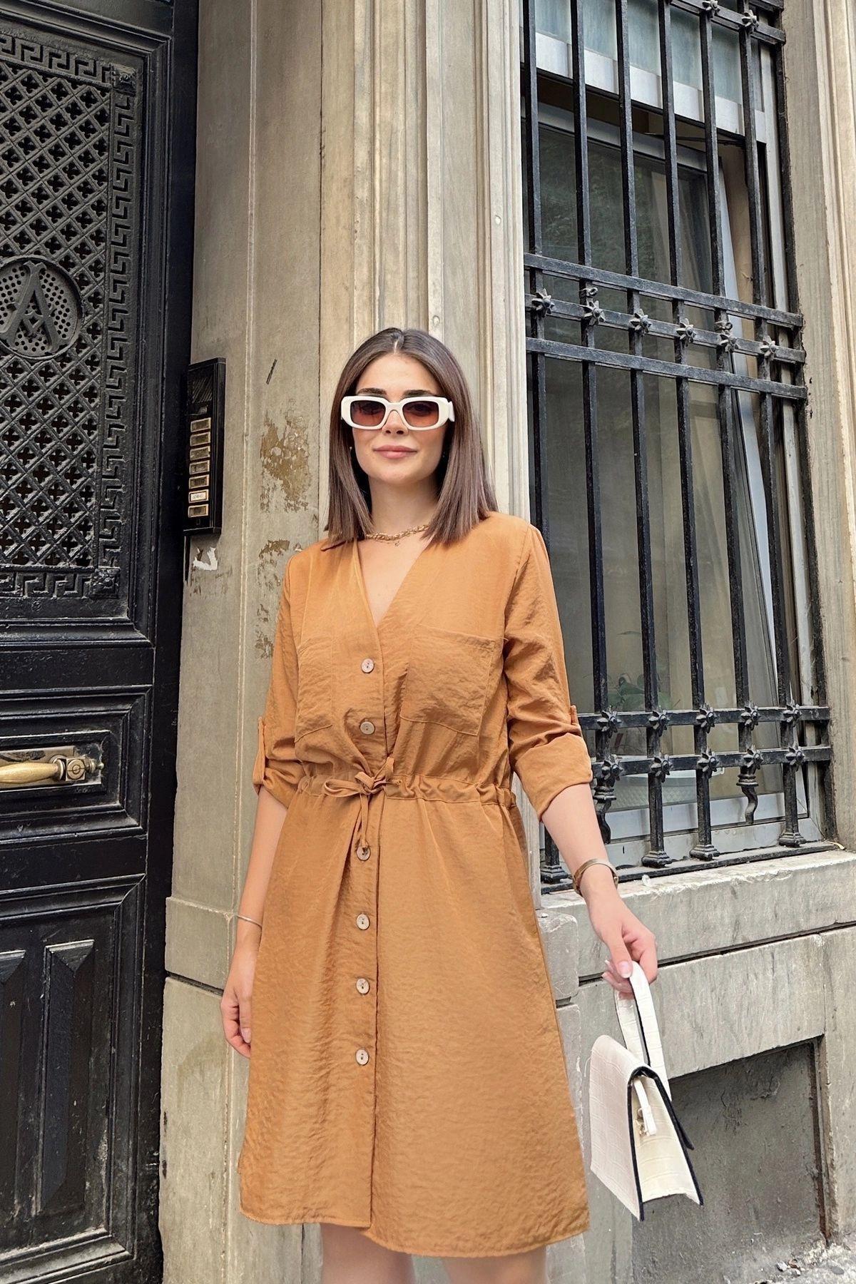 Caramel Women Dress