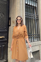 Caramel Women Dress