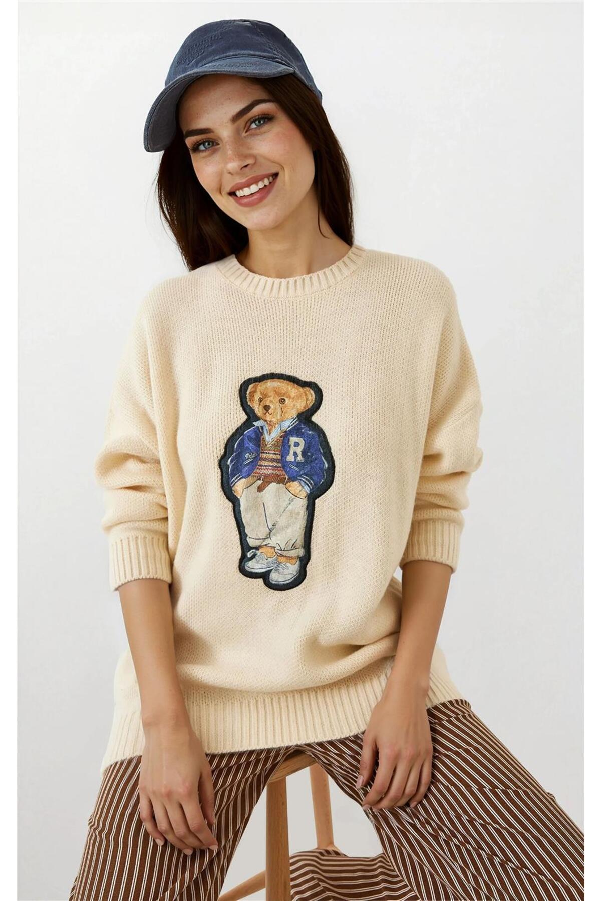 Beige Women Sweater