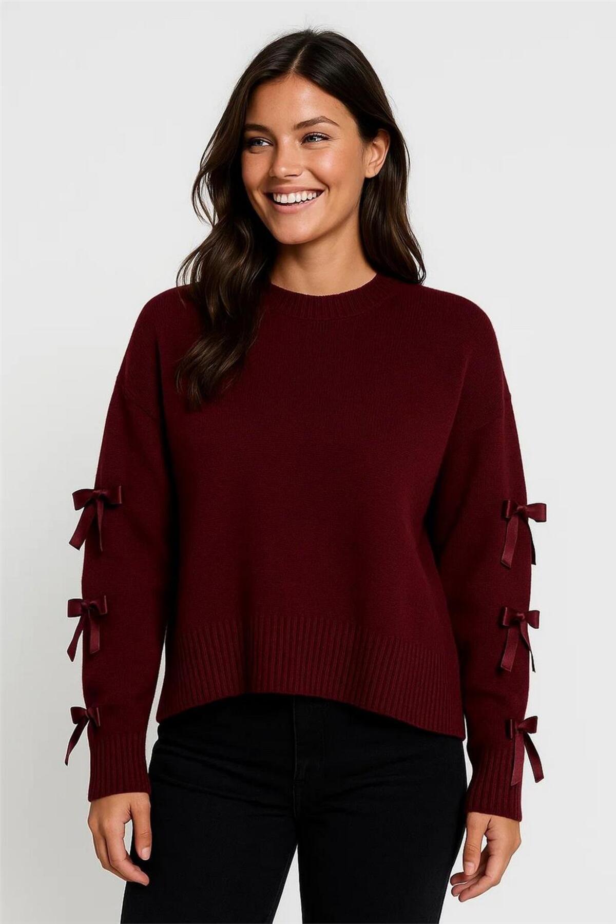 Burgundy Women Sweater