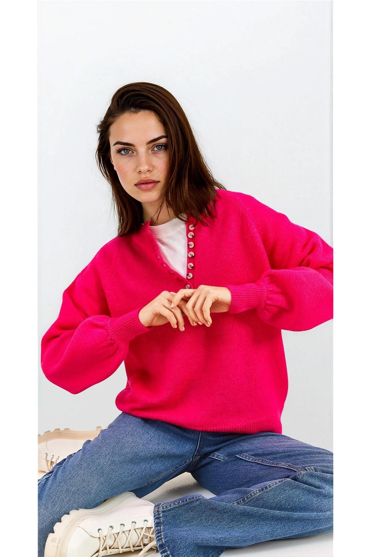 Pink Women Sweater