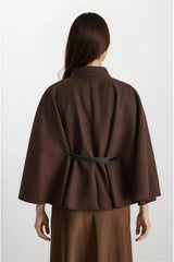 Brown Women Poncho