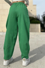 Green Women Pants