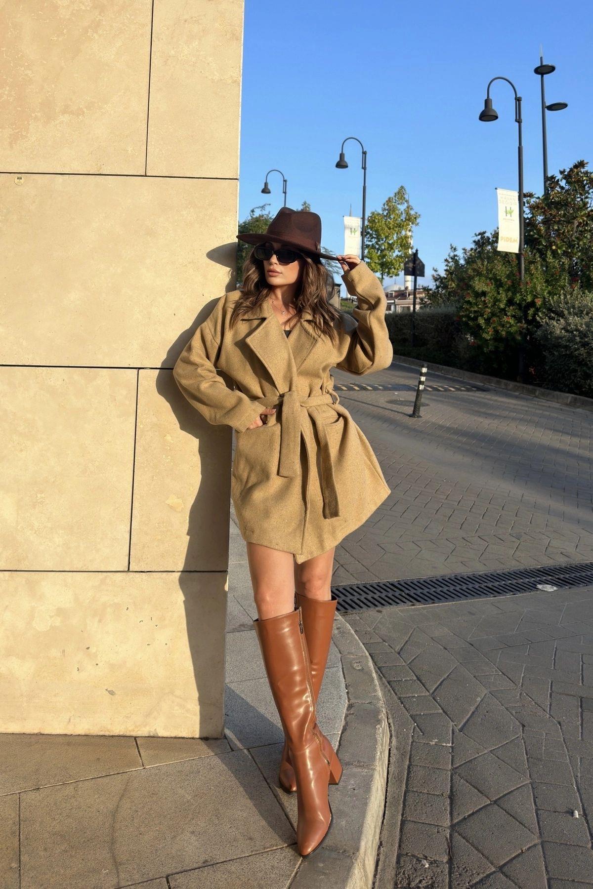 Caramel Women Coat