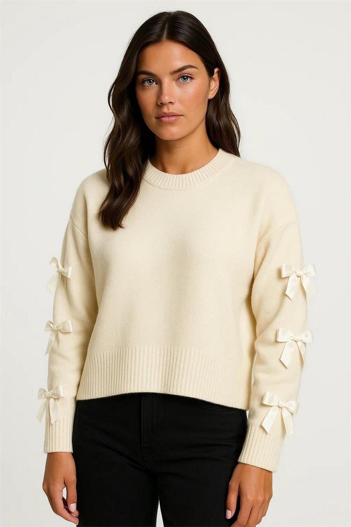 Cream Women Sweater