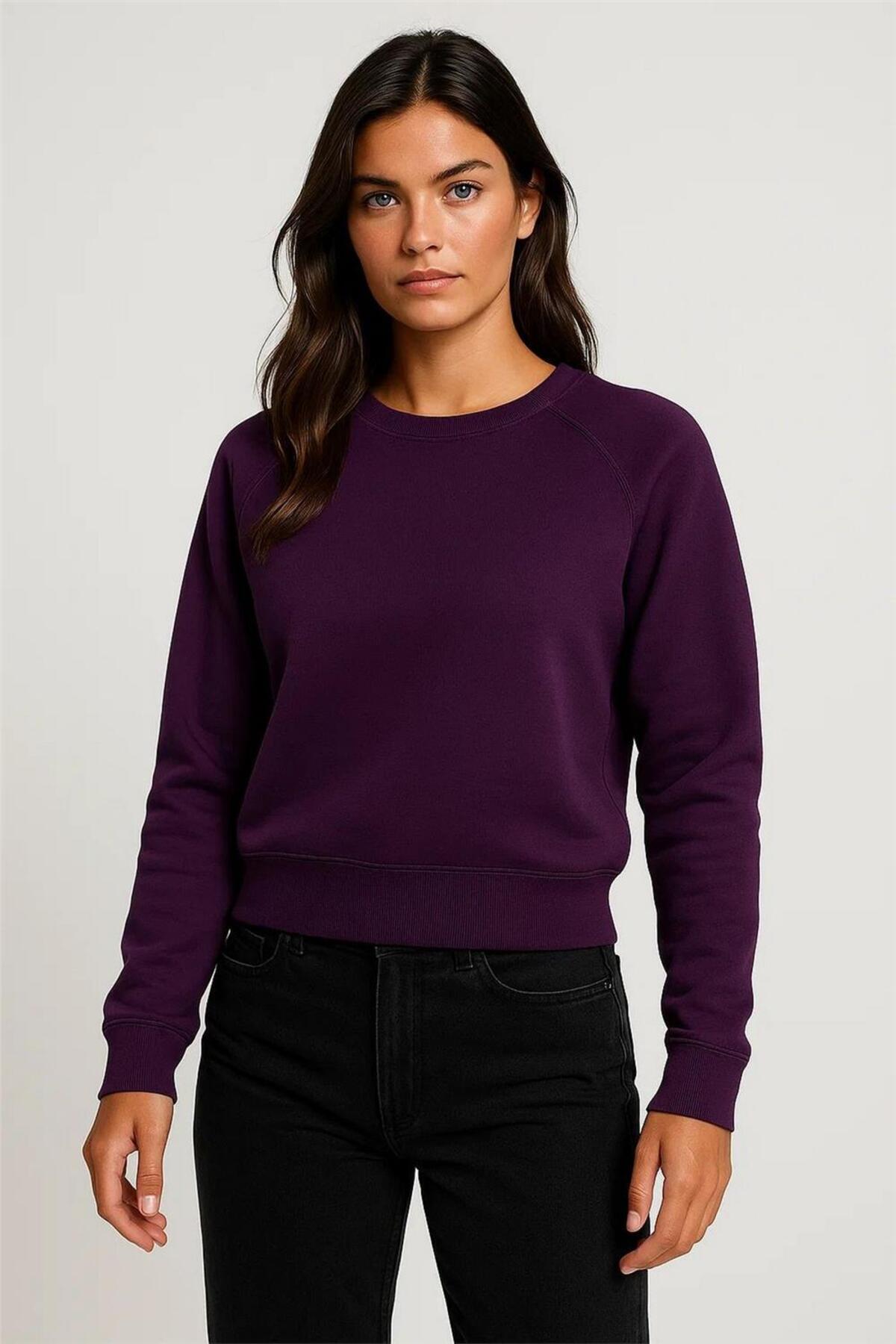 Purple Women Sweatshirt