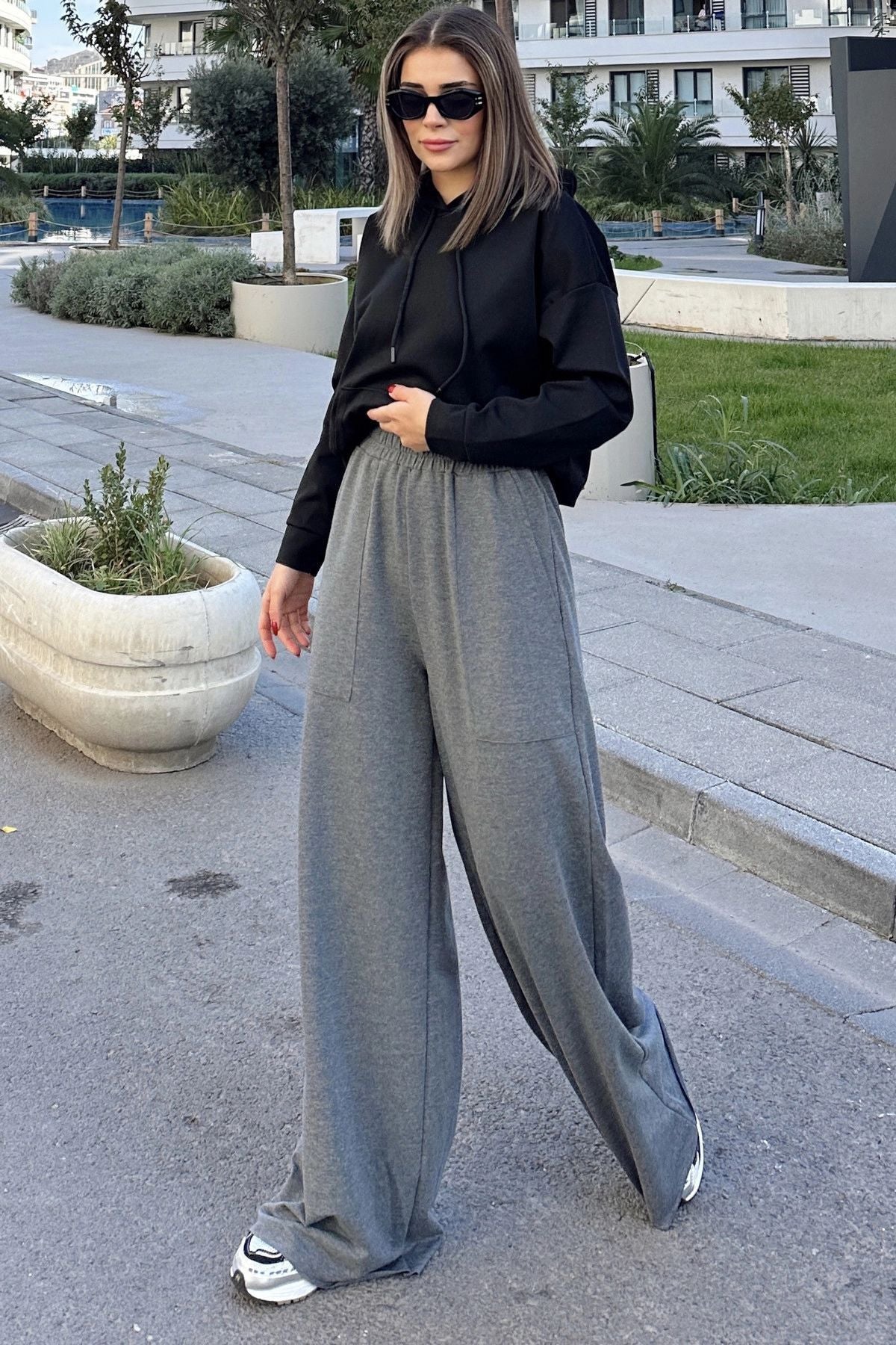 Anthracite Women Pants