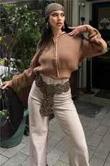 Caramel Women Cardigan