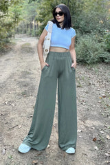 Khaki Women Pants