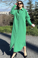 Benetton Green Women Dress